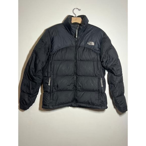 The North Face Women's Black Nuptse Retro Goose Down Quilted Jacket 700 Size M - Picture 1 of 8